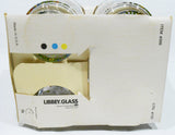 ❤️ 4 NEW Corelle COUNTRY FESTIVAL 16-oz GLASSES Friendship Blue Birds TUMBLERS Libbey