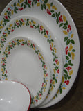 1 Corelle HOLIDAY BERRIES 6 3/4" Bread Dessert PLATE Seasonal Christmas Wreath