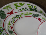 ❤️ 16-pc Corelle BIRDS and BOUGHS Dinnerware Set *CHRISTMAS + 2014 Holiday Plate