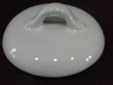 *Replacement STONEWARE Corelle CORNING White 3 1/2" SUGAR BOWL LID Handle Top