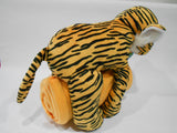 Kids Cuddly Friends PLUSH TIGER ANIMAL Toy w/50x60 Orange THROW BLANKET