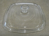 ❤️ 3-pc CORNINGWARE 1-Qt CASSEROLE & COVERS A-1-B Pyroceram Winter Frost White