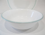 1 *New Corelle DELANO 18-oz SOUP CEREAL BOWL *Aqua Blue Sea Mist Pale Green Rim