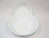 ❤️ NEW Corelle DELANO 2-Qt SERVING BOWL 10.25" Aqua Blue Sea Mist Green Rim