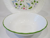 ❤️ 1 HTF Corelle DELICATE ARRAY 1-Qt SERVING BOWL Enhancements Chutney Green Rim