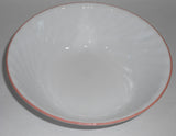 ❤️ NRM Corelle ELEGANT ROSE 1-Qt SERVING BOWL Vegetable 8 1/2" Swirled Pink Rim