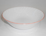 ❤️ NRM Corelle ELEGANT ROSE 1-Qt SERVING BOWL Vegetable 8 1/2" Swirled Pink Rim