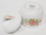 Corelle Coordinates ELEGANT ROSE Pink Floral SUGAR BOWL & LID Stoneware China