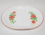 ❤️ NRM Corelle ELEGANT ROSE 12 1/4 x 10 SERVING PLATTER Meat Plate Pink Floral
