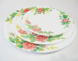 *NEW Corelle ELEGANT ROSE *Choose: 10 1/4" DINNER or 9" LUNCH Salad PLATE Pink Floral