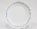 ❤️ 1 Corelle EVENING LATTICE *Choose: DINNER or LUNCH PLATE *Gray Blue Diamonds