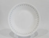 ❤️ Corelle EVENING LATTICE 6 3/4" BREAD / Appetizer PLATE / Pale Gray Diamonds