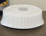 1 Corningware FRENCH WHITE 18-oz AU GRATIN APPETIZER DISH Oval Stoneware Baker