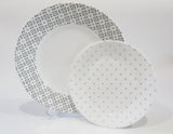 Corelle FARMSTEAD GRAY *Choose: 11" DINNER or 8 1/2" LUNCH PLATE *Grey Farmhouse Curtains