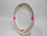 ❤️ NEW Corelle FIESTA 6 3/4" BREAD / APPETIZER PLATE *Red Green Chili Peppers