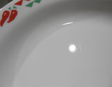 ❤️ Corelle FIESTA 15-oz BOWL Flat Rim Pasta Soup Plate *Red Green Chili Peppers
