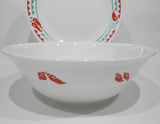 ❤️ Corelle FIESTA 1-QT SERVING BOWL Vegetable Popcorn *Red Hot Chili Pepper