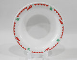 ❤️ NEW Corelle FIESTA 8-oz FLAT RIMMED CEREAL BOWL Rice Salsa Soup 6.25" Chili Peppers