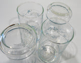 4 Corelle FIRST OF SPRING 10-oz GLASSES 4 3/4 Tumblers White Blue Floral Blossom