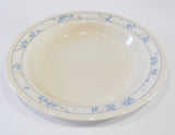 ❤️ NRM Corelle FIRST OF SPRING 15-oz Flat Rim SOUP BOWL Pasta *White Blue Blossoms