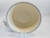 ❤️ NRM 1 Corelle FIRST of SPRING Sandstone 18-oz SOUP BOWL Cereal *Blue Rim