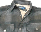 ❤️ Men's SHERPA LINED Brushed Plaid FLANNEL SHIRT JACKET Insulated Body & Sleeves