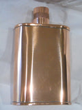 *New JACOB BROMWELL 9-oz VERMONTER FLASK 4 x 3 Screw Top Authentic Pure Copper