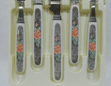 ❤️ NEW 20-pc Corelle SILK & ROSES Stainless Steel FLATWARE by Regent Sheffield