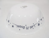 Corelle FROSTY MORN Snowman 1-Qt SERVING BOWL Christmas Winter Snow Snowmen