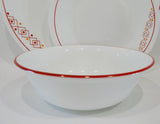 ❤️ NEW 12-pc Corelle FUSION CHILI RED Dinnerware Set *Inspired by Folk Art patterns