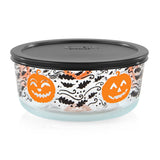 Pyrex 7 Cup HALLOWEEN Cats & Bats FIENDISH FRIENDS *or* Pumpkins JACK O LANTERN