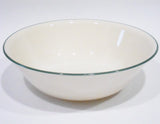 Corelle GARDEN HOME 1-Qt SERVING BOWL Vegetable Salad Sandstone Green Rim