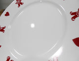 ❤️ NEW Corelle GINGERBREAD MEN & HEARTS 10 3/4" DINNER PLATE Christmas Valentines