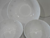 ❤️ 6-pc Corelle GINGERBREAD MEN & HEARTS Bowls & Cover Set Christmas Valentines