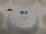 GINGERBREAD MAN Sugar Spice 6 BIG MUFFINS Stoneware Pan PEPPERMINT Candy Holiday