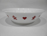 ❤️ Corelle GINGERBREAD MEN & HEARTS 1-Qt SERVING BOWL Christmas Valentines