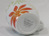 ❤️ CORELLE Square HAPPY DAYS 12-oz Porcelain MUG *Bright Colorful Retro Floral