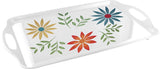 Corelle HAPPY DAYS Melamine Plastic RECTANGULAR TRAY Serving 19 x 11 Retro Floral