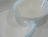 ❤️ 2-pc CORELLE BLUE HEATHER 1 & 2-Qt SERVING BOWLS Corning Expressions