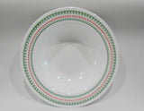 Corelle Winter HOLIDAY Cross Stitch 28oz ENTREE SOUP BOWL Christmas RED & GREEN