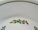 ❤️ New CORELLE Christmas Holiday HOLLY DAYS SERVING PLATTER Plate Black Veins
