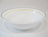 ❤️ 1 Corelle HUMMINGBIRD 1-Qt SERVING BOWL 8.5" Vegetable Green Yellow Bands