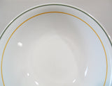 ❤️ 1 Corelle HUMMINGBIRD 1-Qt SERVING BOWL 8.5" Vegetable Green Yellow Bands