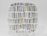 NEW 6 Corelle SQUARE IMANI Appetizer BREAD PLATES *Ochre Black Indigenous Fabric