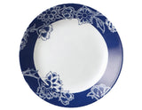 Corelle Signature INDIGO BLOOMS 6.75"  BREAD Appetizer PLATE *Dark Blue Floral