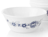 Corelle Signature INDIGO BLOOMS 21.5-oz SOUP Cereal Salad BOWL *Dark Blue Floral