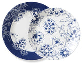 Corelle Signature INDIGO BLOOMS Choose: 11" Dinner OR 8.5 Lunch PLATE *Dark Blue Floral