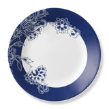 Corelle Signature INDIGO BLOOMS Choose: 11" Dinner OR 8.5 Lunch PLATE *Dark Blue Floral