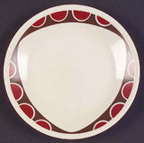 NEW Corelle KITU SANDSTONE 6 3/4" BREAD Dessert PLATE *Tribal BROWN Triangle Dot