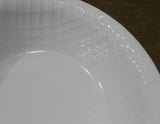 ❤️ 16-pc Corelle LINEN WEAVE DINNERWARE SET Plates Bowls Mugs *White Embossed
